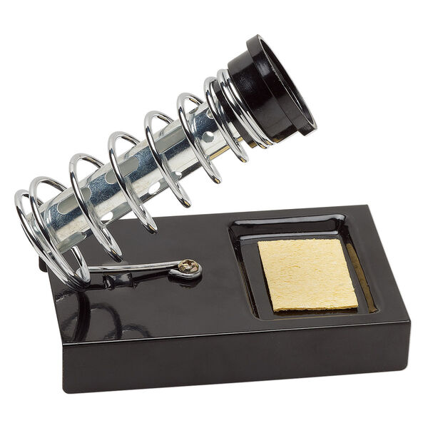 Soldering iron stand 1pkg1 steel, 5.25 x 5 x 3.5 inches black image number 0