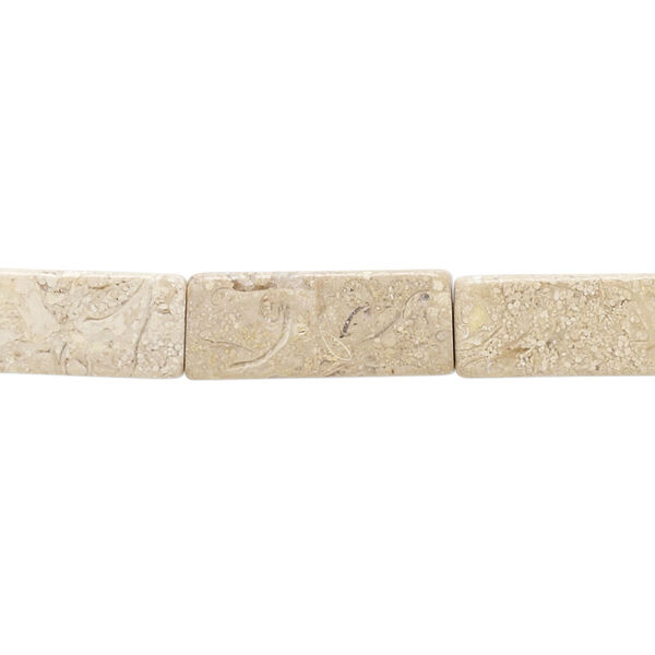 Brown feldspar 1pkg1, square tube bead natural 15 inch 18x7mm image number 0