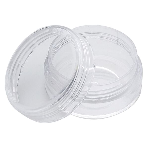 Organizer, clear plastic, 6-3/8 x 4-7/8 x 1 inch rectangle with 12 containers. Sold individually. image number 2
