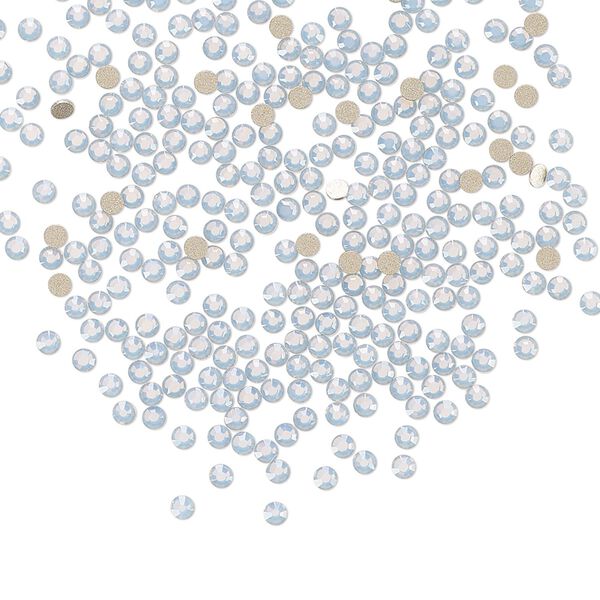 Flat back 1440pk light sapphire opal foil back, Preciosa MAXIMA Czech crystal rhinestone 1.7-1.9mm chaton rose round SS5 image number 0