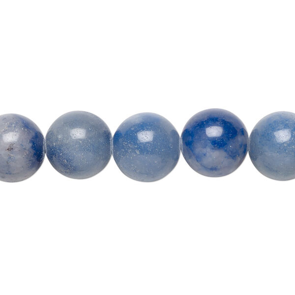 Blue aventurine 1pkg1, round bead natural B grade, 15.5-16 inch 10mm image number 0