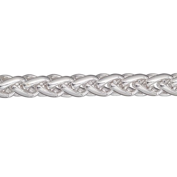 Chain, antique silver-finished steel, 6mm rope. Sold per pkg of 5 feet.. image number 0