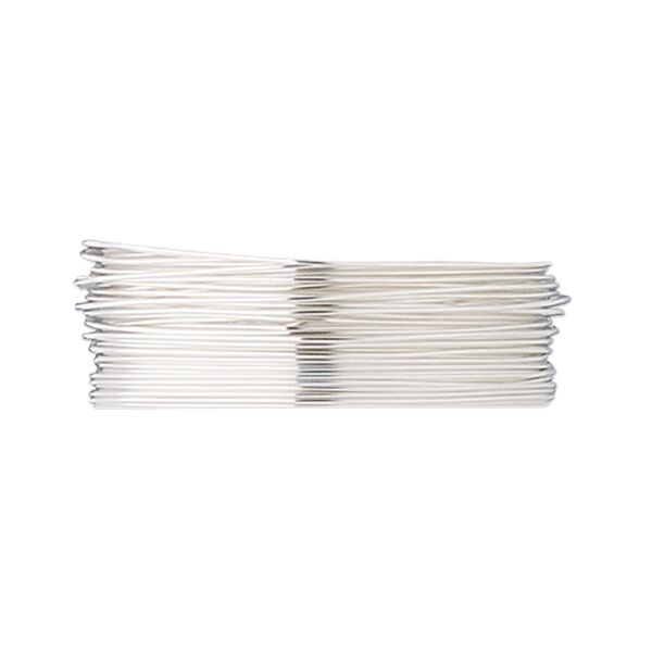 Wire, fine silver, dead-soft, round, 26 gauge. Sold per 25-foot spool. image number 0