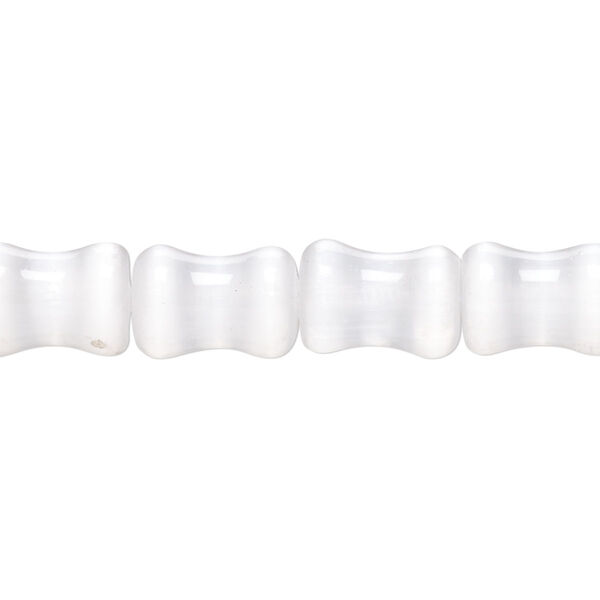 Selenite 1pkg1, bamboo bead 15.5-16 inch 12x8mm image number 0