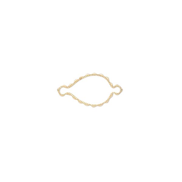 Link, Wrap-Tite®, 14Kt gold-filled, 10x7mm fancy pear setting. Sold per pkg of 2. image number 0