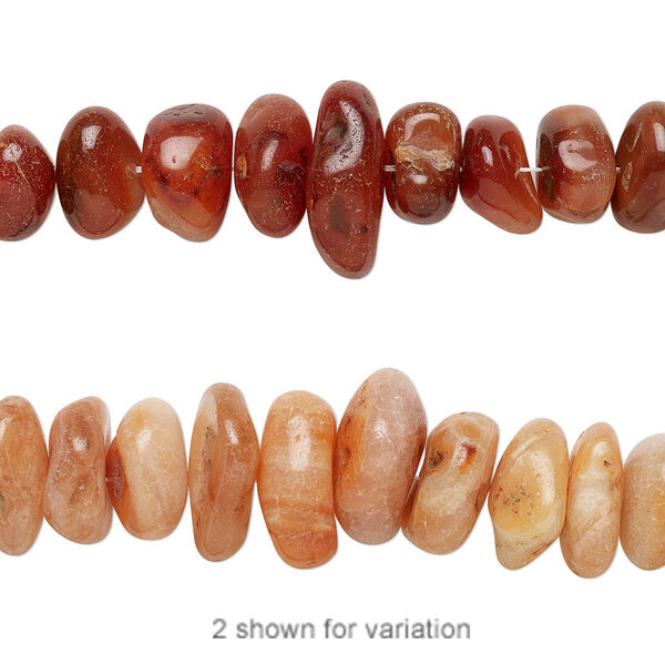 Carnelian 1pkg1, chip bead 15.5-16 inch extra-large image number 0