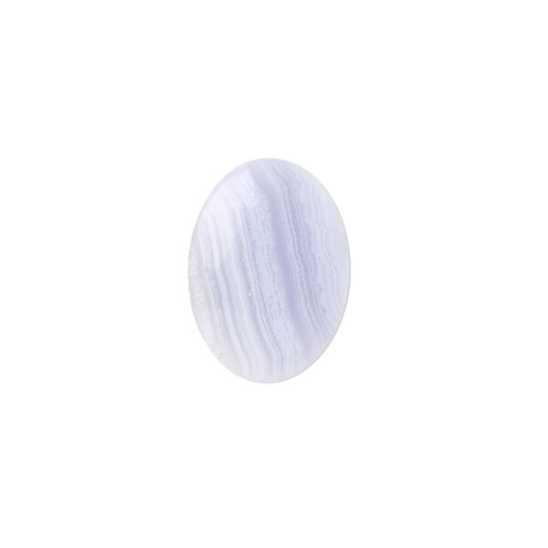 Blue lace agate 1pkg2, calibrated oval cab natural B grade, 18x13mm image number 0