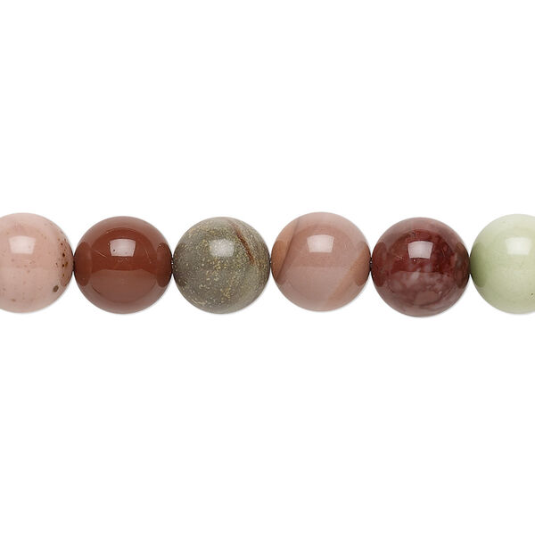 Imperial jasper 1pkg1, round bead natural B grade, 15.5-16 inch 8mm image number 0