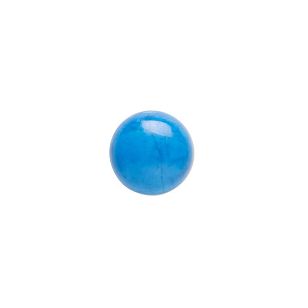 Howlite 1pkg10, calibrated round cab 10mm image number 0