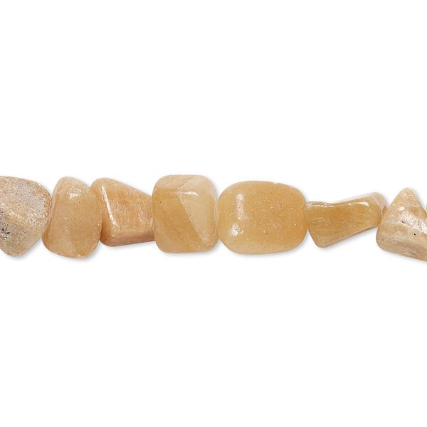 Brown italian "onyx" 1pkg1, pebble chip bead 15 inch medium / medium image number 0
