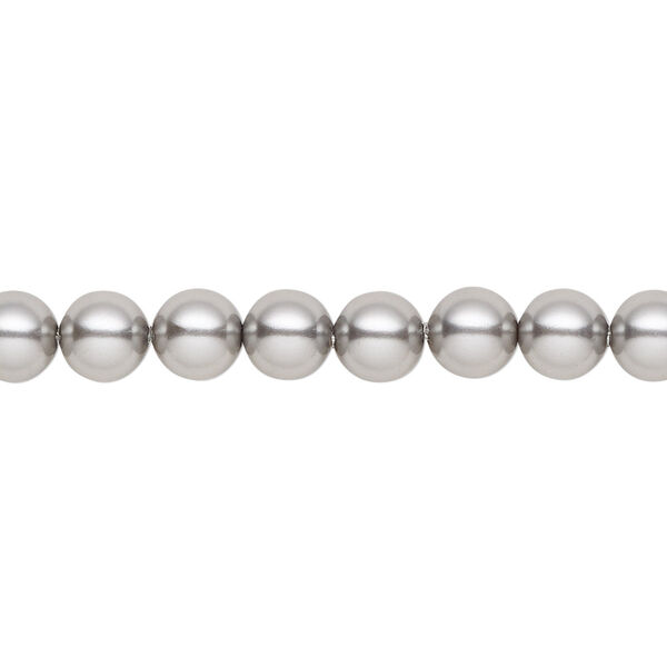Pearl 500pk grey, Swarovski® 6mm round 5810 image number 0