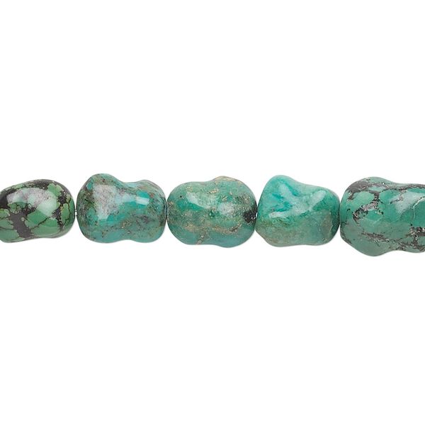Turquoise 1pkg1, dog bone bead 15.5-16 inch 10x8mm image number 0