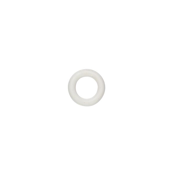 Component, Oh! Ring™, silicone, antique white, 10mm round with 6mm hole. Sold per pkg of 300. image number 0