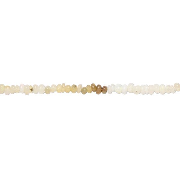 Ethiopian opal 1pkg1, hand-cut rondelle bead natural 15.5-16 inch 2x1mm-3x2mm image number 0
