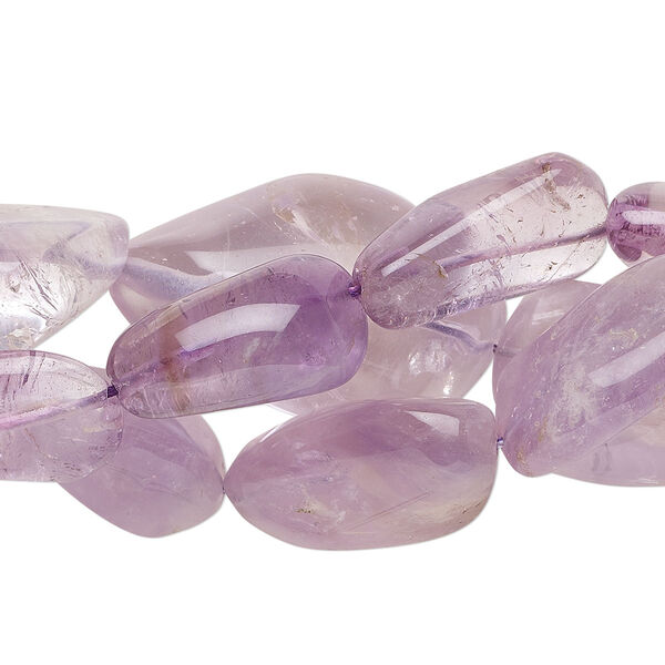 Amethyst 1pkg3, hand-cut nugget bead 14 inch mix large image number 0