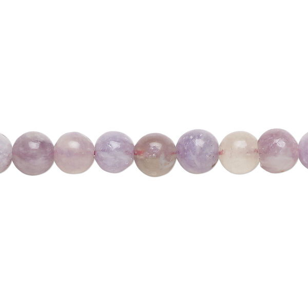 Bead, plum tourmaline (natural), 6mm round, B Grade, Mohs hardness 7 to 7-1/2. Sold per 15-1/2" to 16" strand, approximately 68 beads. image number 0