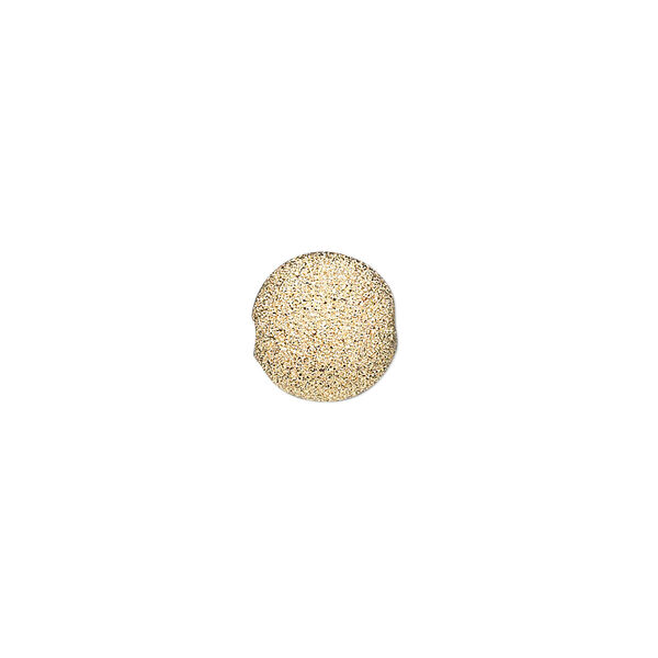 Bead, 14Kt gold-filled, 10mm stardust round. Sold individually. image number 0