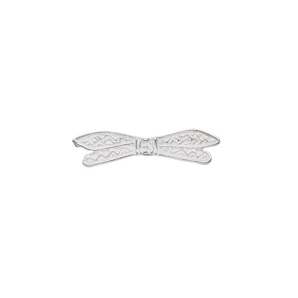 Bead, JBB Findings, sterling silver, 22x5mm dragonfly wings. Sold individually. image number 0