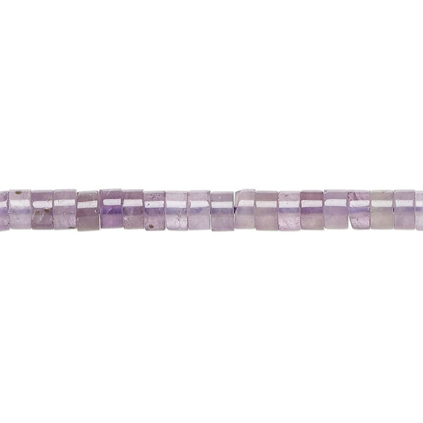 Banded amethyst 1pkg1, heishi bead natural 15.5-16 inch 4x1.5mm-4x2.5mm image number 0
