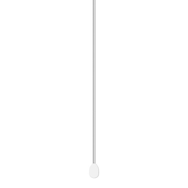 Paddle pin, sterling silver, 2 inches, short style, 23 gauge. Sold per pkg of 10. image number 0