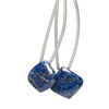 Lapis lazuli 1pkg2, hand-cut top-drilled puffed teardrop bead natural 14x14mm image number 0
