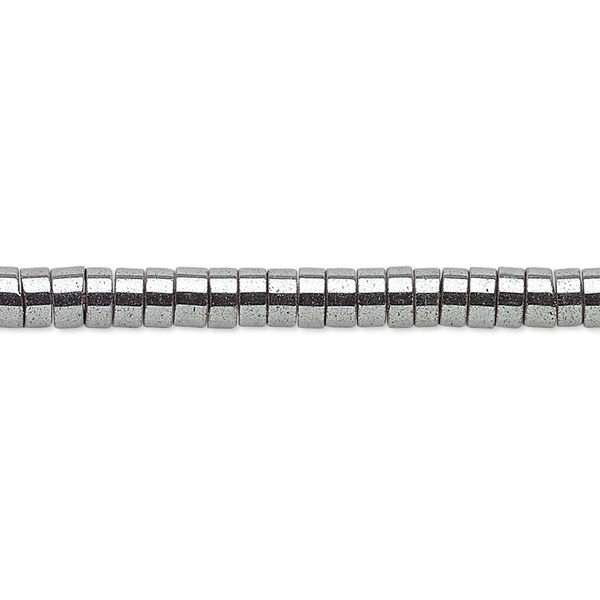 Hemalyke™ 1pkg1, electroplated heishi bead 8 inch 2x1mm image number 0