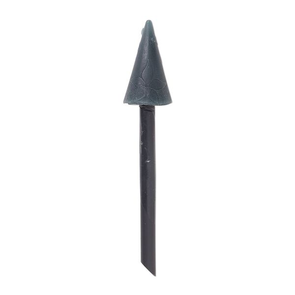 Replacement embellishment positioner tip, Crystal Katana, plastic and wax, black, 2-3/4 x 1/2 inches with 23x12mm tip. Sold individually. image number 0