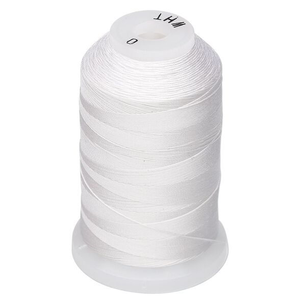 Thread, Purely Silk™, white, size O. Sold per 600-yard spool. image number 0