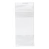 Bag, Tite-Lip™, plastic, clear and white, 2x1-inch top zip with block. Sold per pkg of 100. image number 1