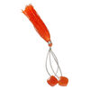 Carnelian 1pkg2, hand-cut top-drilled puffed teardrop bead 14x14mm image number 1