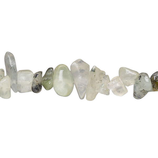 Prehnite 1pkg1, chip bead natural 15.5-16 inch small image number 0