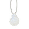 Rainbow moonstone 1pkg1, hand-cut top-drilled 2-sided carved nautilus bead natural 20x15mm image number 0