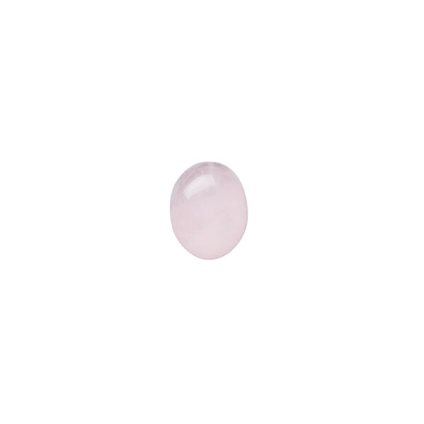 Rose quartz 1pkg10, calibrated oval cab natural 10x8mm image number 0