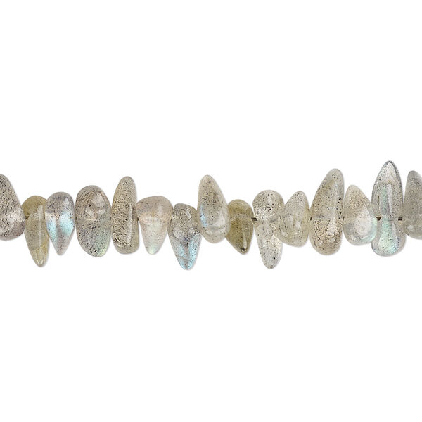 Labradorite 1pkg1, hand-cut top-drilled / center-drilled teardrop bead natural 13 inch 5x4mm-10x5mm image number 0