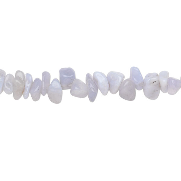 Blue chalcedony 1pkg1, chip bead natural 36 inch small image number 0