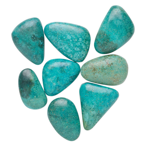 Turquoise 1pkg1, non-calibrated freeform cab 100 carat 17x12mm-22x16mm image number 0