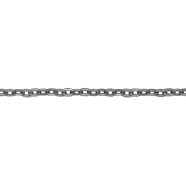Chain, gunmetal-finished steel, 4mm cable. Sold per pkg of 1 meter. image number 0