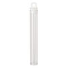Vial, plastic, clear and white, 4 x 9/16 inch cylinder with hang tab. Sold per pkg of 100. image number 1