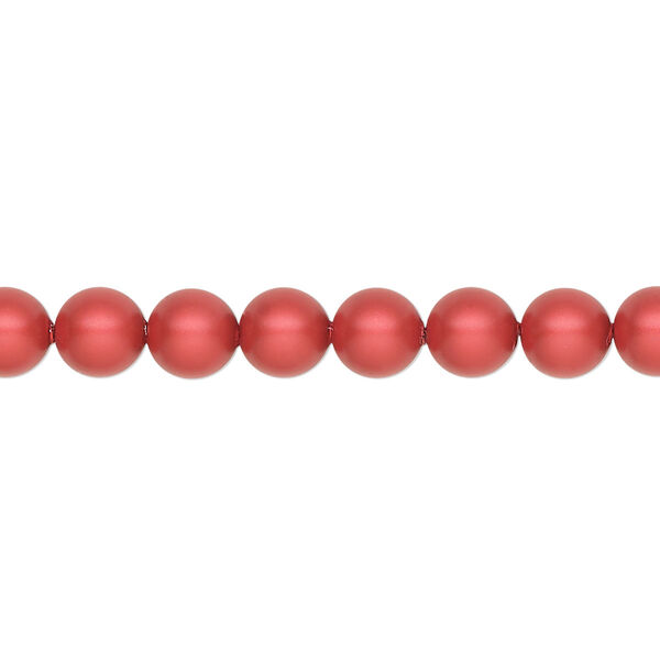 Pearl 500pk rouge, Swarovski® 6mm round 5810 image number 0