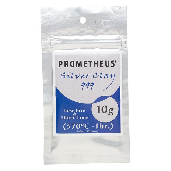 Prometheus® fine silver clay, pkg/10g, rapid and low fire formula. image number 0