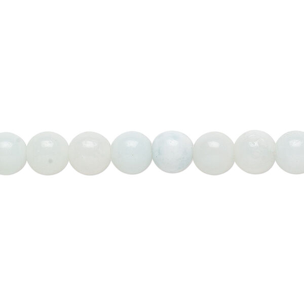 Amazonite 1pkg1, round bead natural 15.5-16 inch 6mm image number 0