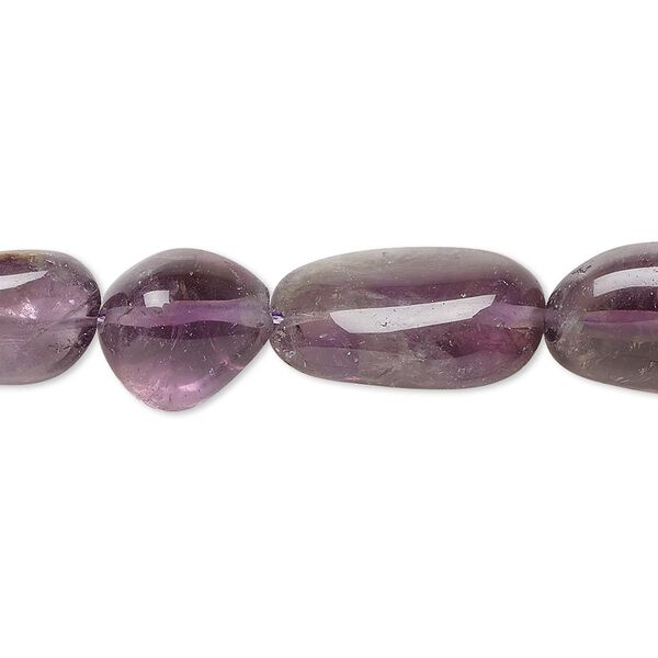 Amethyst 1pkg1, nugget bead natural 14 inch small image number 0