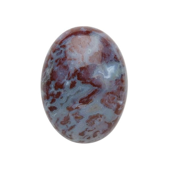 Red lightning agate 1pkg1, non-calibrated oval cab natural 30x22mm image number 0