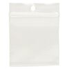 Bag, Tite-Lip™, plastic, clear, 2x2-inch top zip with top hole. Sold per pkg of 1,000. image number 1
