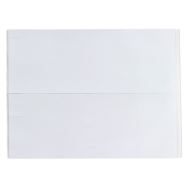 Adhesive strip, Art Edge™, EVA foam, white, 2mm. Sold per 10-inch sheet. image number 1