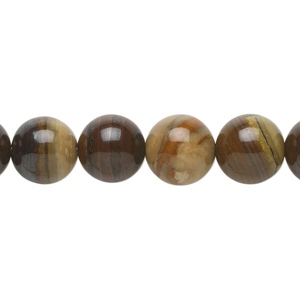 Jupiter jasper 1pkg1, round bead natural 15.5-16 inch 10mm image number 0