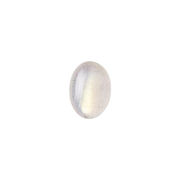 Silver labradorite 1pkg1, hand-cut calibrated oval cab natural 14x10mm image number 0