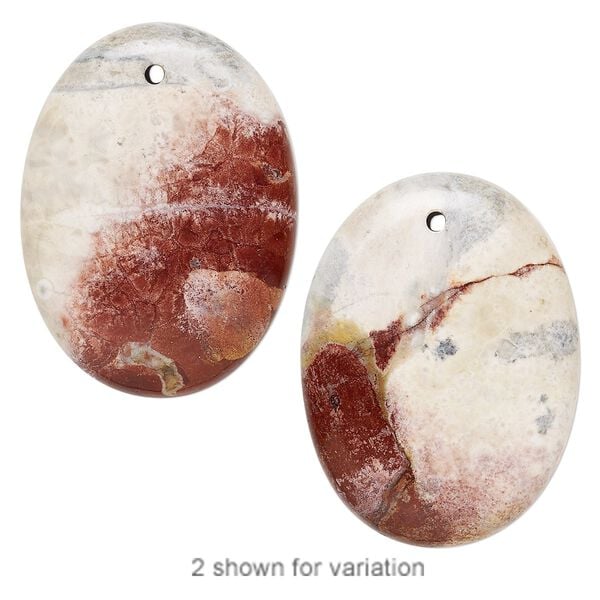 Sky eye jasper 1pkg1, flat oval focal natural 40x30mm image number 0