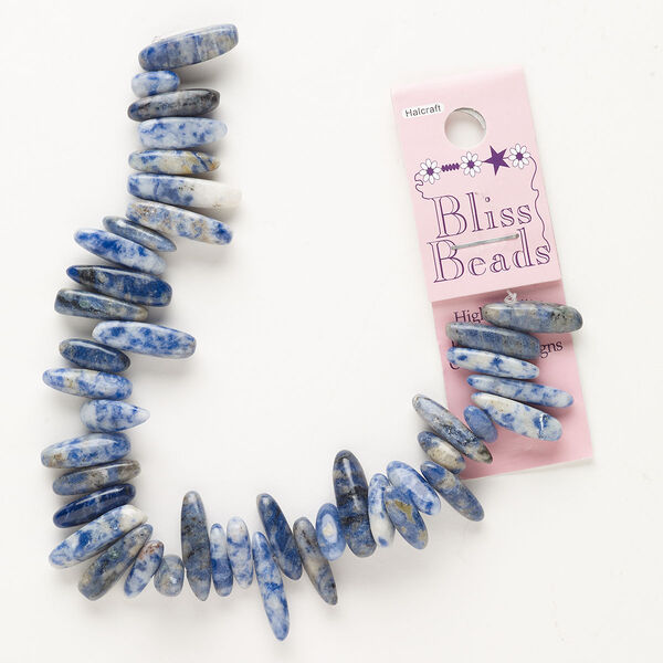 Sodalite 1pkg1, top-drilled stick bead natural 7 inch 13x4mm-24x8mm image number 0