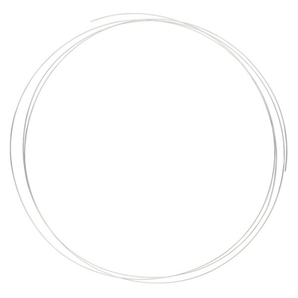 Solder wire, 65% silver, easy, 0.5mm (24 gauge). Sold per pkg of 5 feet. image number 0